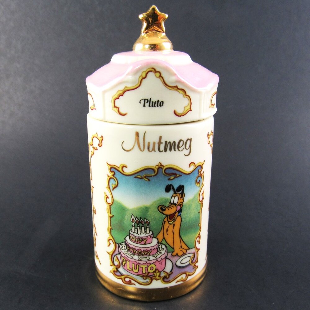 Lenox 1995 Disney PLUTO Spice Jar Collection NUTMEG (W1-3)